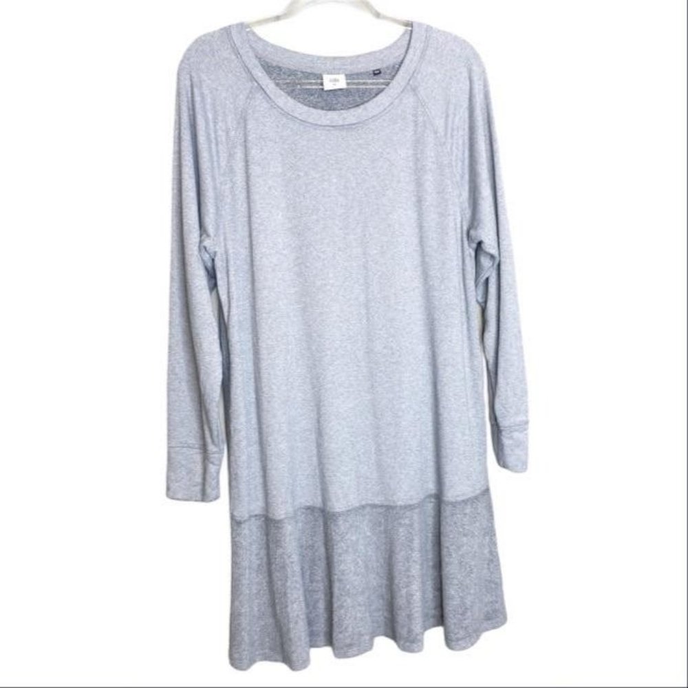 CAbi Grey Flashdance Super Soft Sweater Tunic Dres